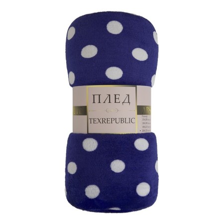 Texrepublic blanket, size 200x220 cm, blue color-2