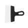 Facade scrap spatula, 200 mm, stainless steel, plastic handle