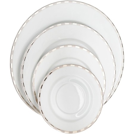 Dining Service 6/25 OPAL, Decor "Platinum plates", 25 items-2