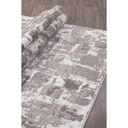 Rectangular carpet Merinos Richi, size 200x300 cm, Gray color-2