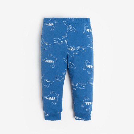 Set: jumper and pants crumb I am "Dino", height 80-86 cm, blue color-4