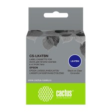 Картридж ленточный Cactus CS-LK4TBN черный для Epson LW300/LW400/LW700/LW600P/LW1000P/K400/   107409