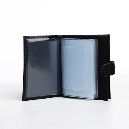 Cover for auto documents and passports, black color-6