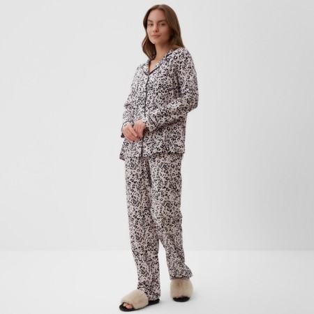 Female pajamas (shirt and trousers) KAFTAN LEO p. 40-42, pink-8