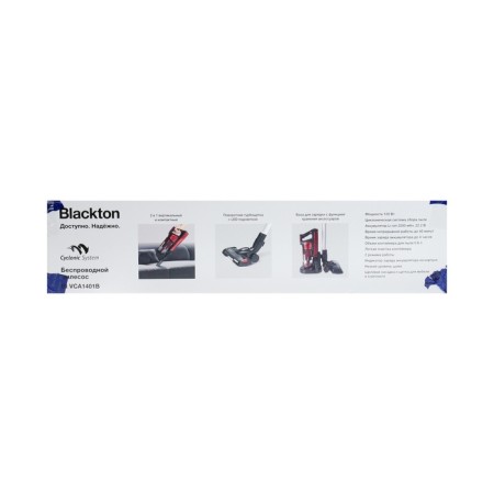 Blackton BT VCA1401B vacuum cleaner, vertical, wireless, 120/25 W, dry cleaning, black-red 1032459-11