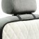 Protective cape in the front seat 1 pocket, 40 × 60, eco -leather, quilted, white