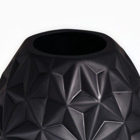 Vase for flowers "orchid" made of glass, black 35 x 20 x 20 cm-2