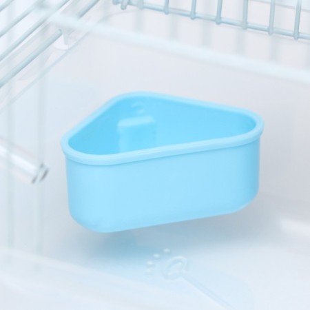 The cage for rodents "Pigzon", 23 x 17 x 33 cm, transparent, blue filling-7