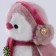 New Year's soft toy "Penguin", pink color, for the New Year