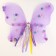 Carnival set "Butterfly" 2 items: skirt, wings, purple color