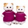 Soft toy "Lee in a sweater with braids", 24 cm
