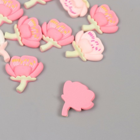 Decor for creativity plastic "Blocked tulip" set 10 pcs mix-2
