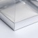 Box with PVC mini 10 x 10 x 12 cm "silver"