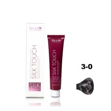 Краситель для волос Ollin Professional Silk Touch, безаммиачный, тон 3/0 тёмный шатен