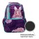 School backpack, 37 x 26 x 13 cm, ergonomic back, calligrata ORT "Princess"