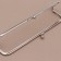 Farmoire sewing "rectangle", 20 cm, silver color