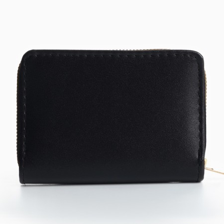 Youth wallet "Nazamok" 12.5x9x2 cm, black color-3