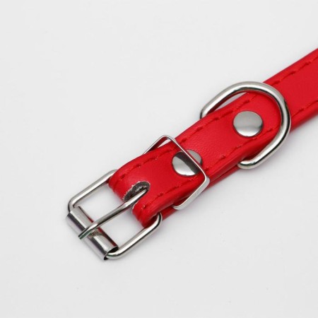 The collar "Bows and Rhinets", 38 x 1.5 cm, Osh 27-33, Red-3