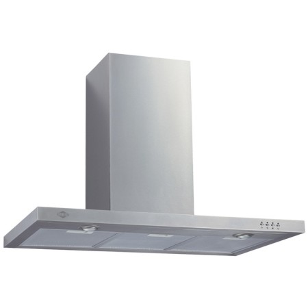 Exposure MBS Musa 190 Inox, fireplace, 890 m3/h, 3 speeds, 90 cm, silver