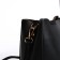 Bag Cross-Bodi with a zipper, black color