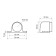 Magnetic "Standard" 926 GP, cannon, European desk, gold gold
