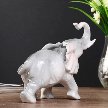 Souvenir Ceramics "Gray Elephant" 17x22x8.5 cm-2