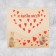An envelope for money with an additional element "I love you", handmade, 19 × 9 cm