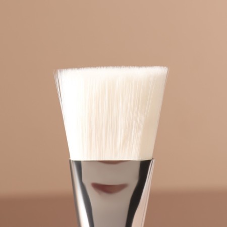 Brush for masks, wide, 16 (+/- 1) cm, brown/white color-3