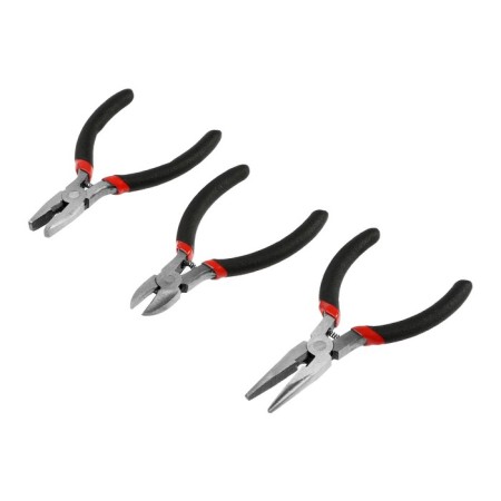 A set of hinge and lobe instruments Lom mini, pliers, sidebips, long-hugs
