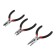 A set of hinge and lobe instruments Lom mini, pliers, sidebips, long-hugs