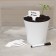 Garden signs for marking, 15 cm, set 10 pcs + marker, plastic, white, Greengo