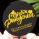 Topper "Happy Birthday", black with yellow, give beautifully