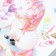Sticker Plastic Interior color "Unicorn on a cloud with flowers" 29x32 cm
