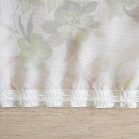 Set of curtains for the kitchen Witerra Ophelia 300x160cm, Green, PE100%-5