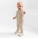 Pants Knitted Minaku, beige color, height 74-80 cm