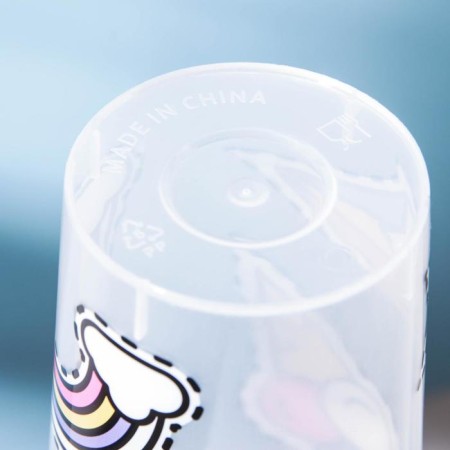 A glass with a lid "Unicorn", 600 ml, 9 × 20 cm-2