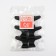 Hair clamps, set - 6 pcs, 8 × 4.5 × 3.4 cm, black color