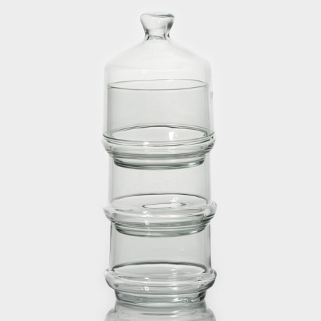 Set of glass containers Berry, 220 ml, 3 pcs