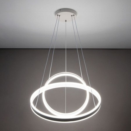 Suspended Citilux “duet” CL719640, 60x60x17 cm, 1x108W, LED, white color-14
