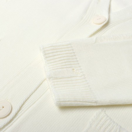 Cardigan Women's MIST with pockets, milk, OneSize (44-48)-8