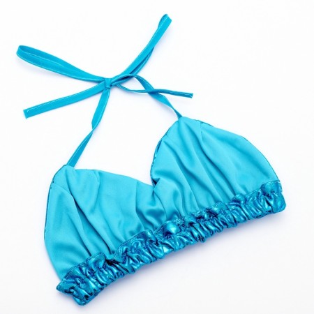 Carnival costume "Beautiful Mermaid": skirt, top, hairpin, height 98-122 cm, blue-10