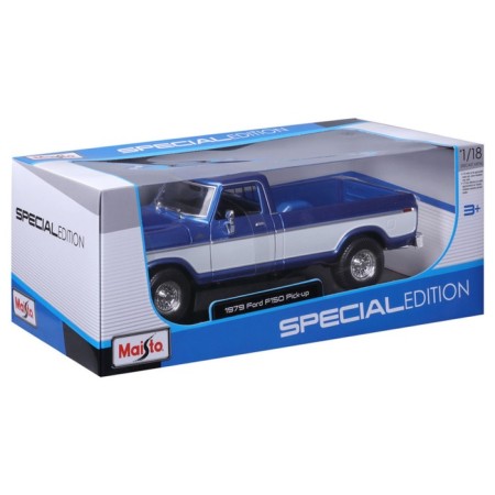 MASTO DIE-CAST 1979 Ford F150 Pick-UP, opening doors, 1:18, brown color-12