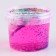 Slime "Glass" with purple large sparkles