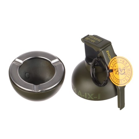 Gas lighter with an ashtray "grenade"-2