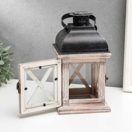 Summary of the tree on 1 candle "Lantern - shutters" aged 22x11.5x11.5 cm-2