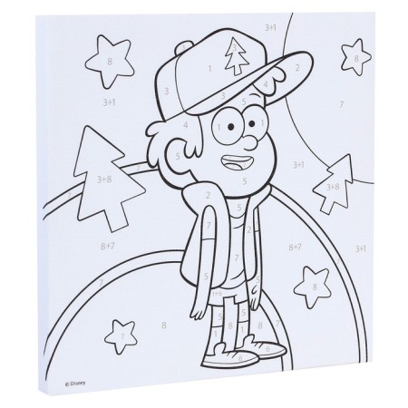 Picture on numbers for children "Dipper" 15x15 cm, gravity farz-4