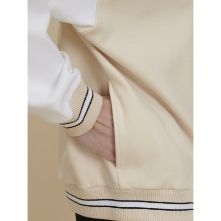 Female jacket, size m, cream color-9