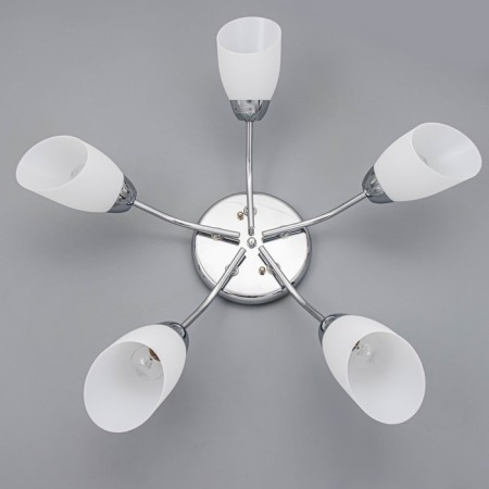 Lamp 50788/5cr WT, E27 5x60W, color chromium-4