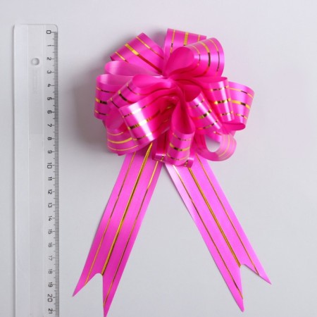 Bant Shar No. 3 "Golden Strips", raspberry color-1