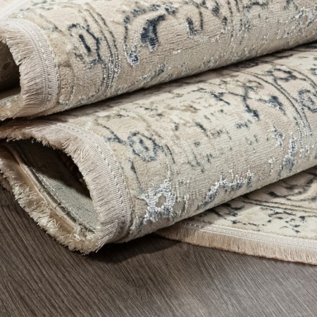 Oval carpet Valentis mikonos, size 200x290 cm, color Cream/D.Blue-3